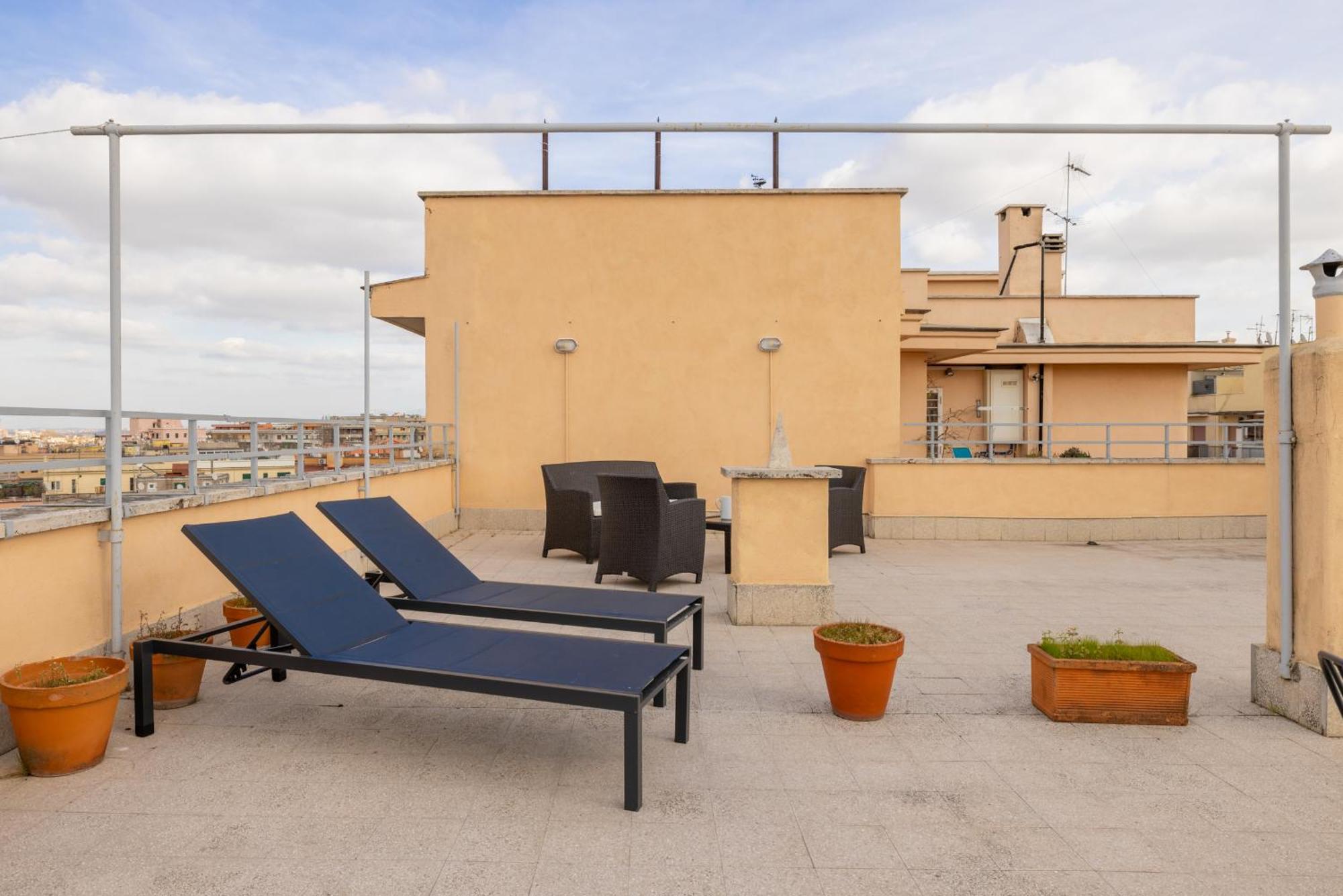 Top Floor Apt With Rooftop Terrace Near St. Peter Rom Exterior foto